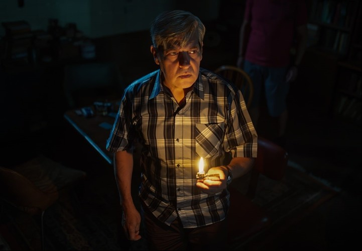 Claudio Martínez Bel en una escena de El eternauta.