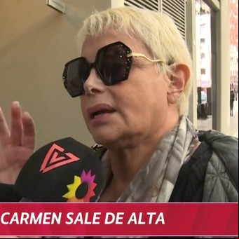 Carmen Barbieri recibió el alta médica tras ser internada en terapia intensiva: "Estoy floja, pero bien"