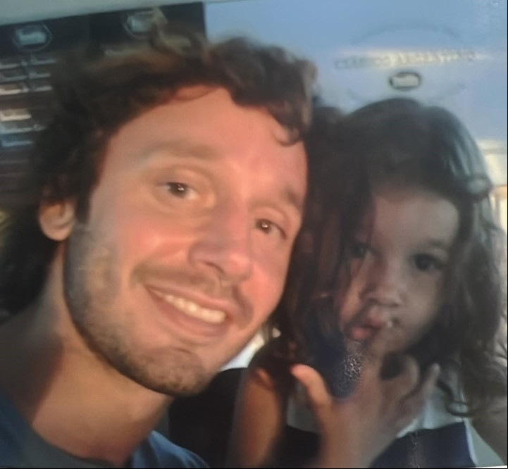 Benjamín Vicuña y Blanca. Foto: Instagram.