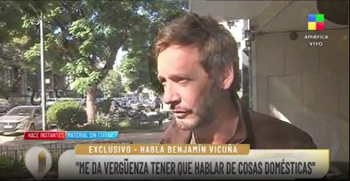Benjamín Vicuña se metió en la polémica del viaje de La China Suárez a Turquía con los hijos de ambos. Captura TV.