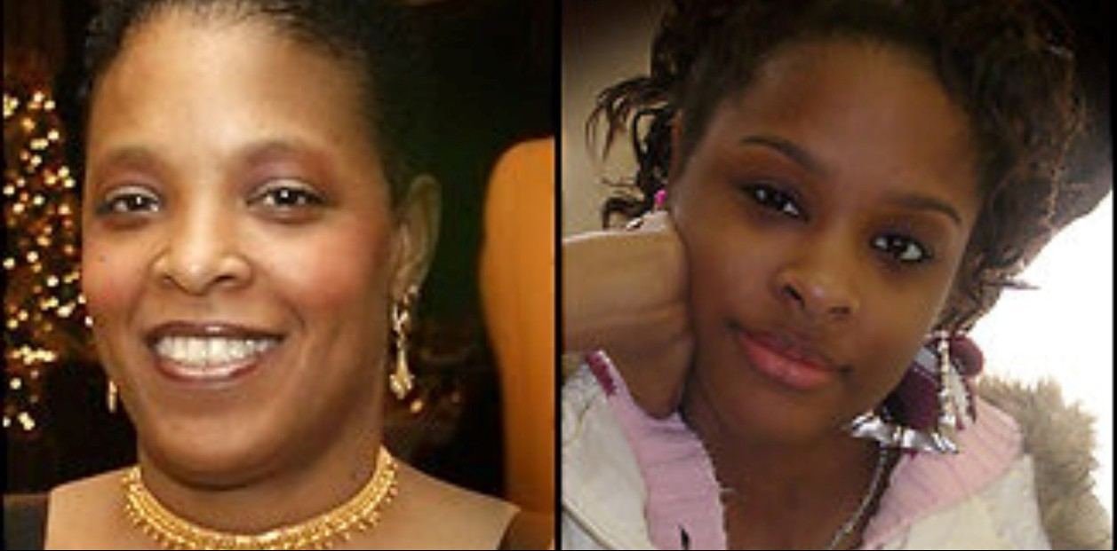 Karen Lofton y su hija Karissa fueron tiroteadas en el interior de su casa. Foto: The Washington Post.