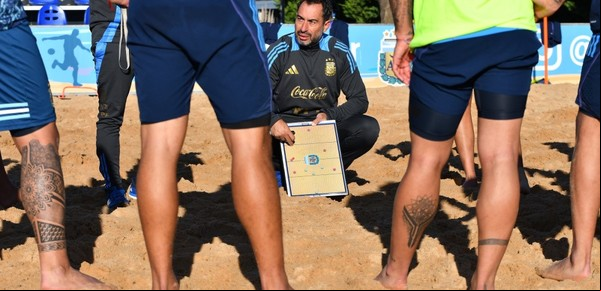 Selección Argentina de Fútbol Playa: primera semana, enfocada en captar talentos