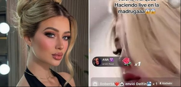 Valeria Márquez "volvió" a las redes sociales con una transmisión en vivo tras su muerte y generó desconcierto