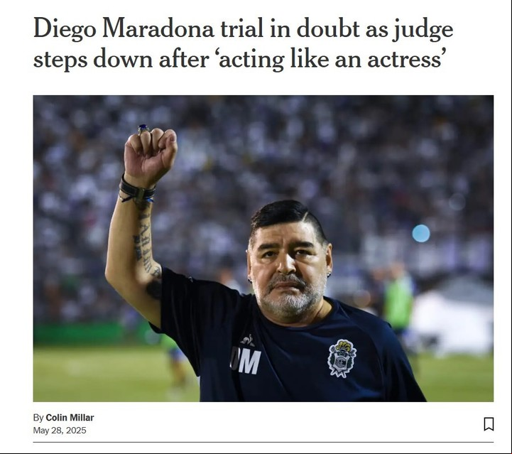 The New York Times, de Estados Unidos. Foto: captura