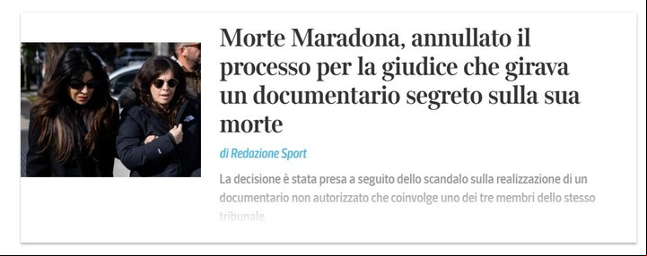 Corriere della sera, de Italia. Foto: captura